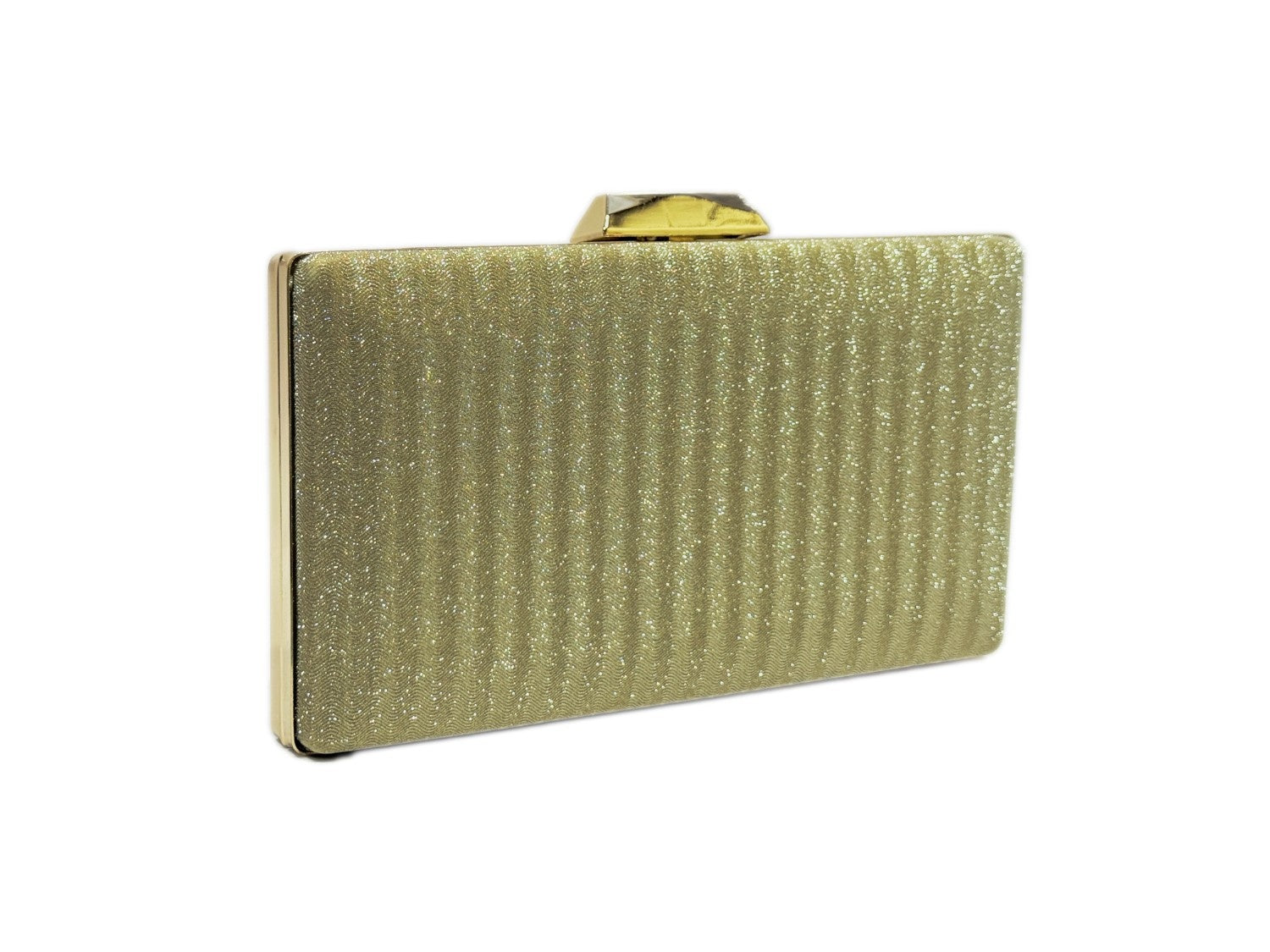 KarryQ Luxe Gold Chain Box Clutch for Women | Premium Party, Wedding & Evening Sling Handbag