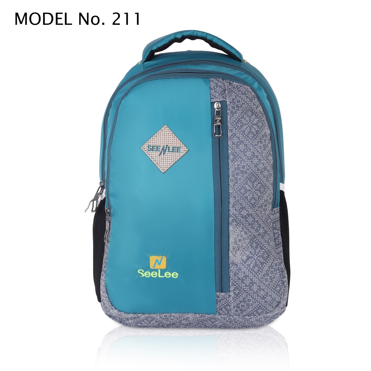 Seenlee Premium Teal Backpack | Stylish Multipurpose College, Office & Travel Laptop Bag for Men & Women