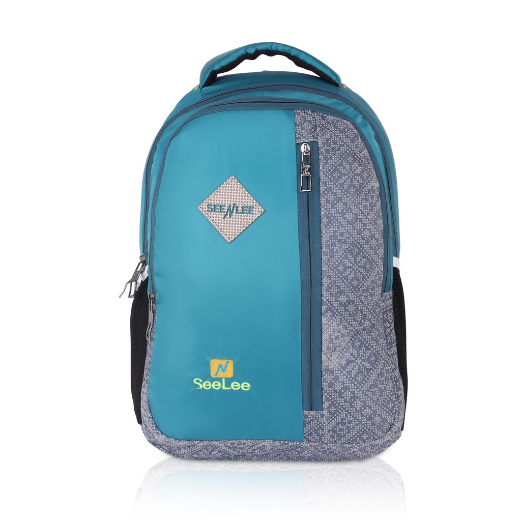 Seenlee Premium Teal Backpack | Stylish Multipurpose College, Office & Travel Laptop Bag for Men & Women