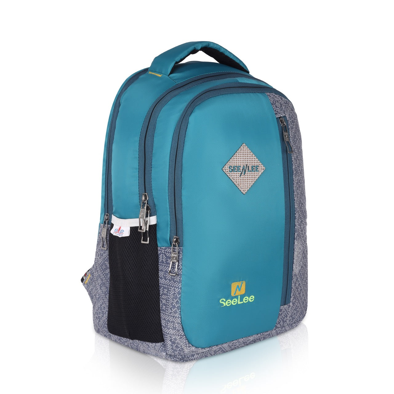 Seenlee Premium Teal Backpack | Stylish Multipurpose College, Office & Travel Laptop Bag for Men & Women