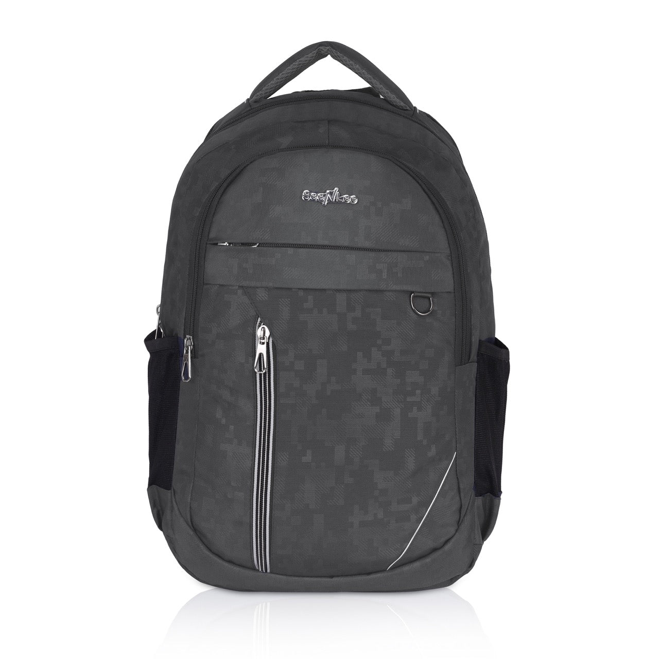 Seenlee Premium Grey Backpack | Stylish Laptop Backpack for College, Office & Travel | Multipurpose Bag for Men & Women