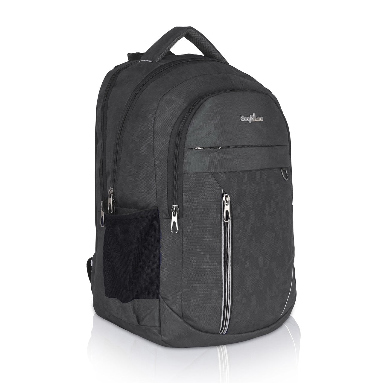 Seenlee Premium Grey Backpack | Stylish Laptop Backpack for College, Office & Travel | Multipurpose Bag for Men & Women