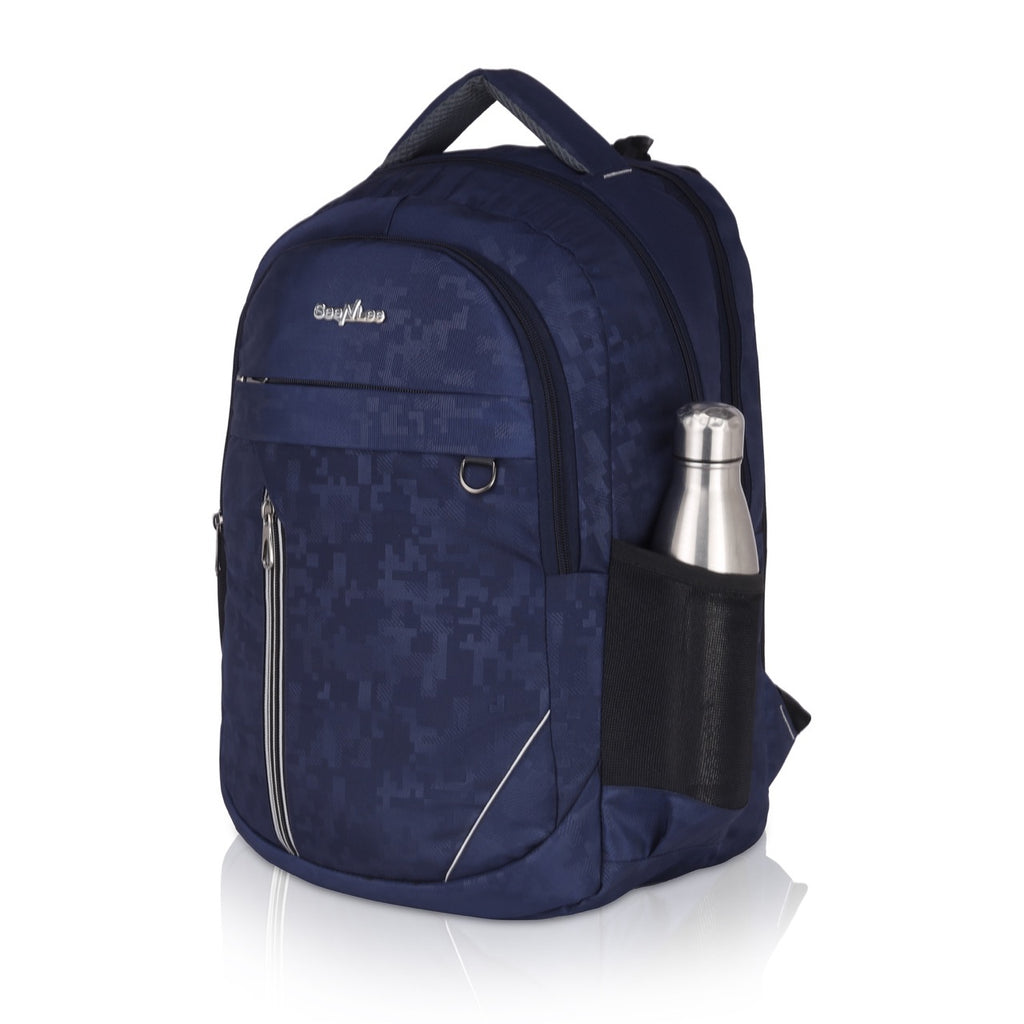 Seenlee Premium Navy Blue Backpack | Stylish Laptop Backpack for College, Office & Travel | Multipurpose Bag for Men & Women