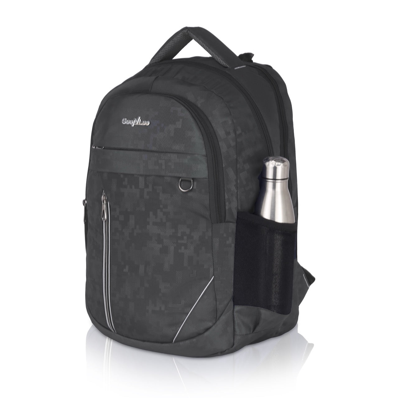Seenlee Premium Grey Backpack | Stylish Laptop Backpack for College, Office & Travel | Multipurpose Bag for Men & Women