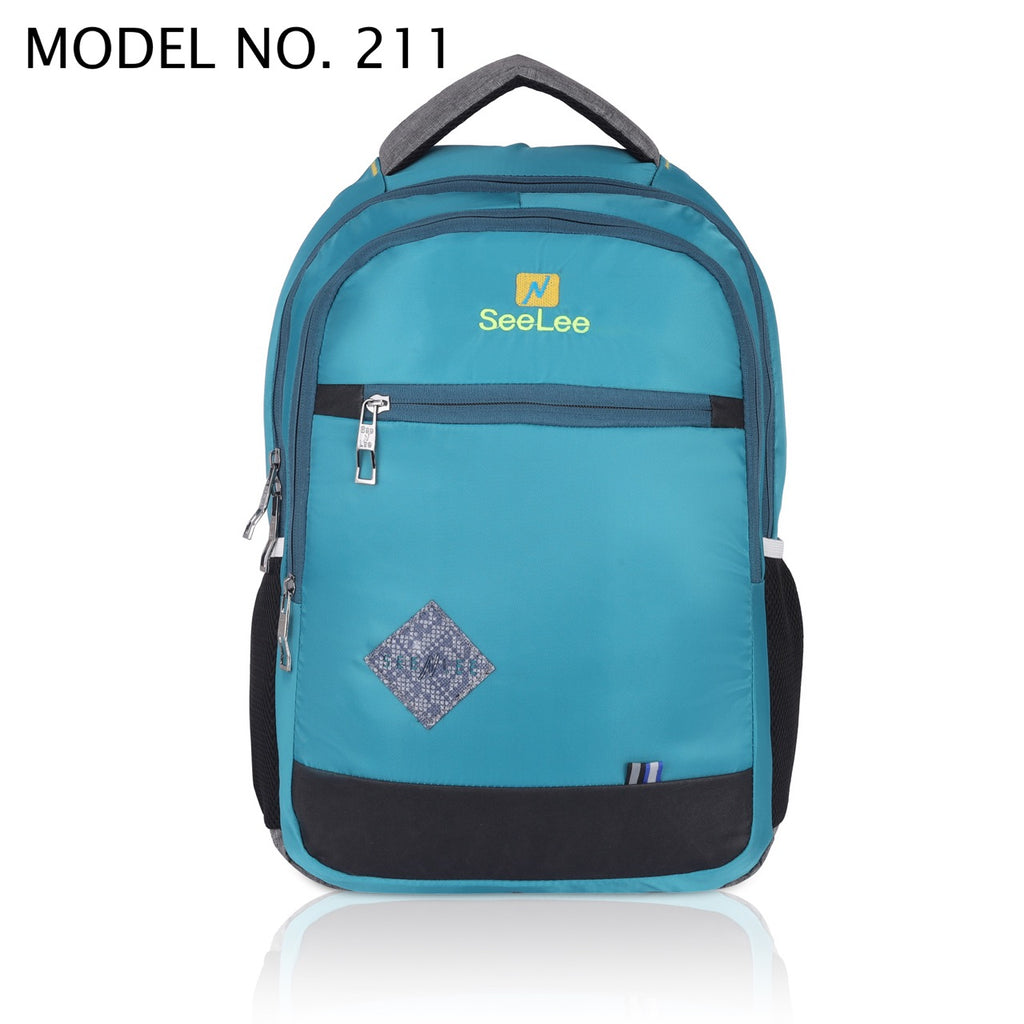 Seenlee Premium Sky Blue Backpack | Multipurpose College, Office & Travel Laptop Bag for Men & Women