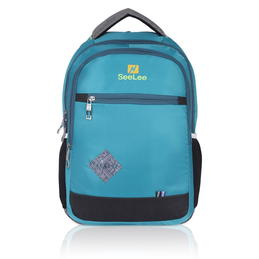 Seenlee Premium Sky Blue Backpack | Multipurpose College, Office & Travel Laptop Bag for Men & Women