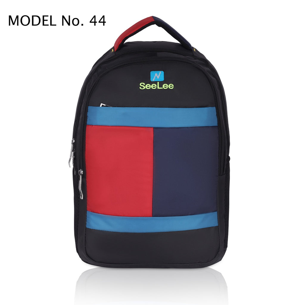 Seenlee Premium Colorblock Backpack | Stylish College, Office & Travel Laptop Bag for Men & Women