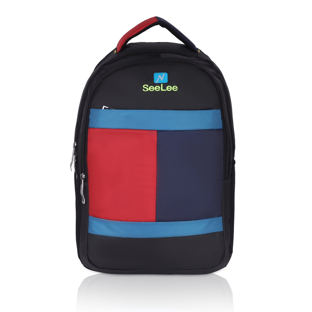 Seenlee Premium Colorblock Backpack | Stylish College, Office & Travel Laptop Bag for Men & Women