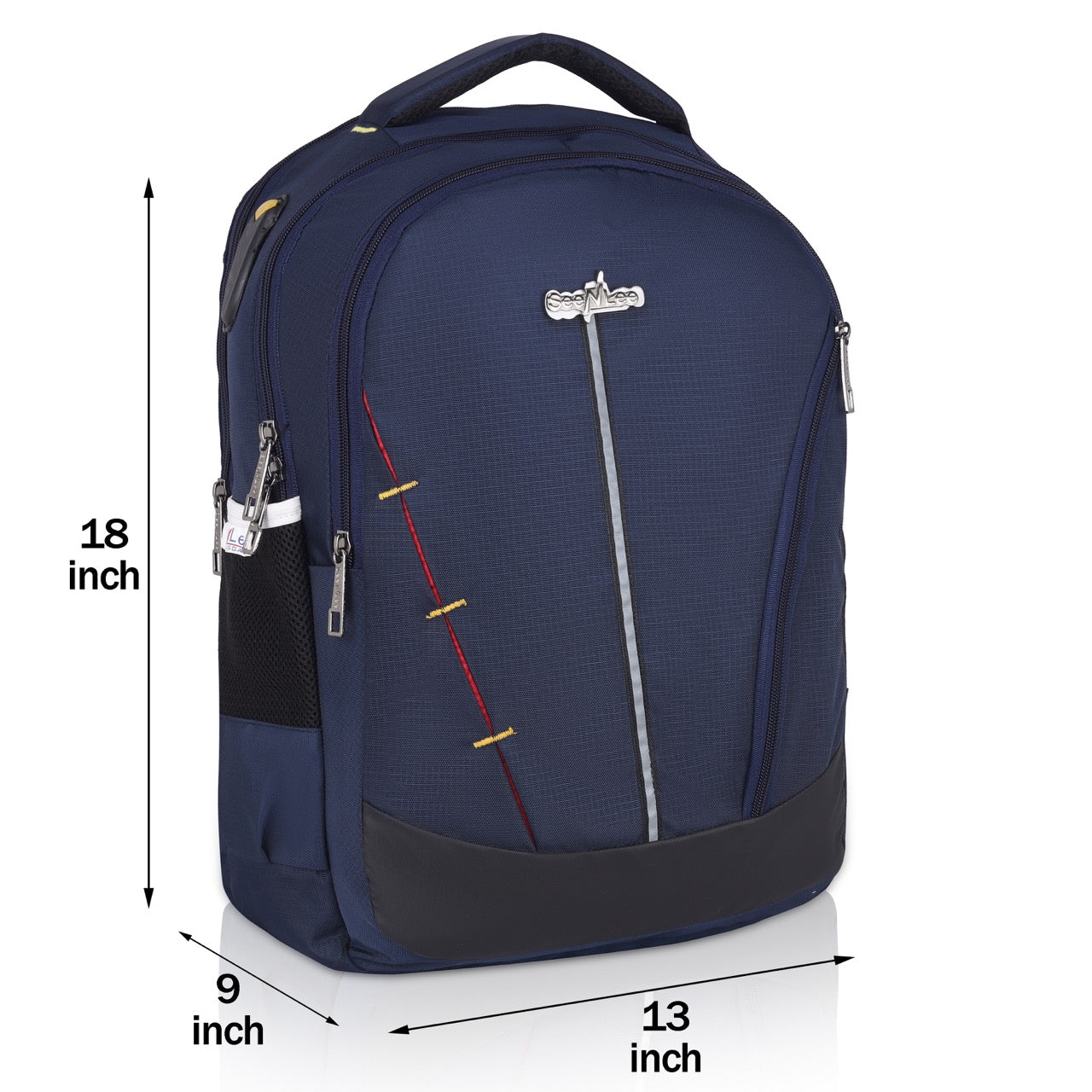 Seenlee Premium Navy Blue Backpack | Multipurpose College, Office & Travel Laptop Bag for Men & Women
