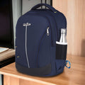 Seenlee Premium Navy Blue Backpack | Multipurpose College, Office & Travel Laptop Bag for Men & Women