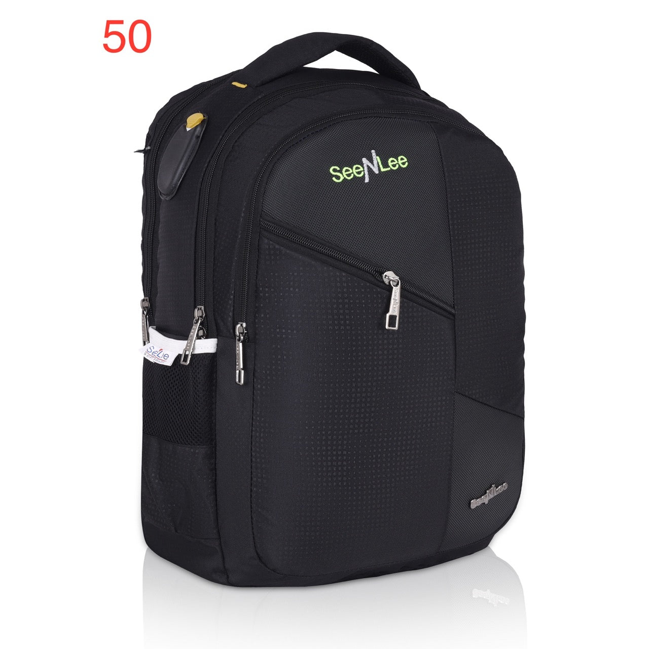 Seenlee Premium Multipurpose Backpack for Men & Women | College, Office & Travel Bag | Stylish Black Laptop Backpack