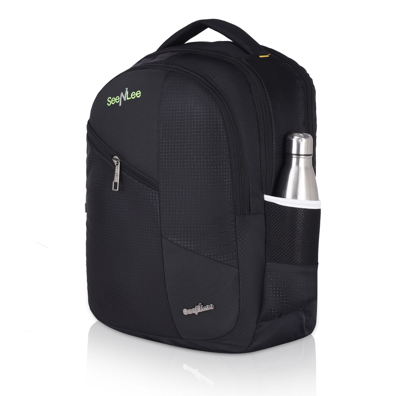 Seenlee Premium Multipurpose Backpack for Men & Women | College, Office & Travel Bag | Stylish Black Laptop Backpack