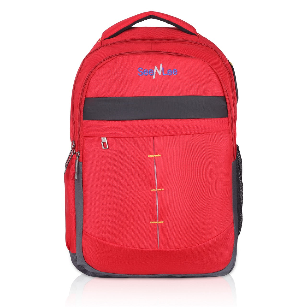 Seenlee Premium Red Backpack for Men & Women | Stylish College, Office & Travel Backpack | Multipurpose Laptop Bag