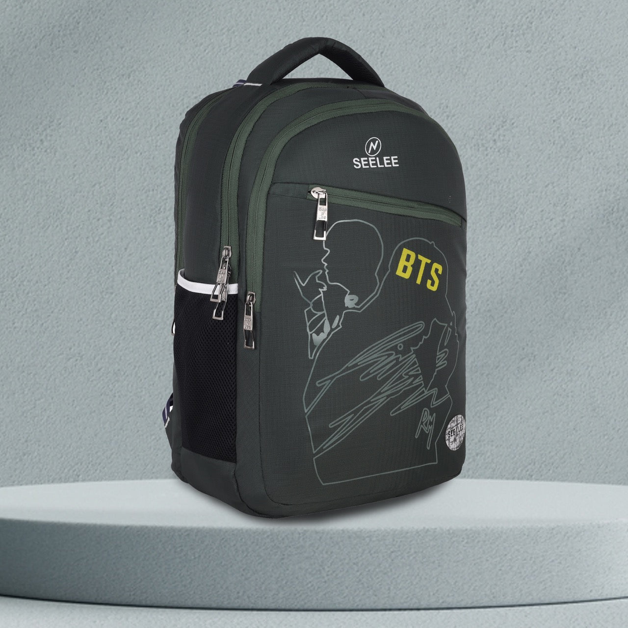 Seenlee BTS Edition Backpack | Trendy College, School & Travel Backpack for Boys & Girls | Stylish Multipurpose Bag
