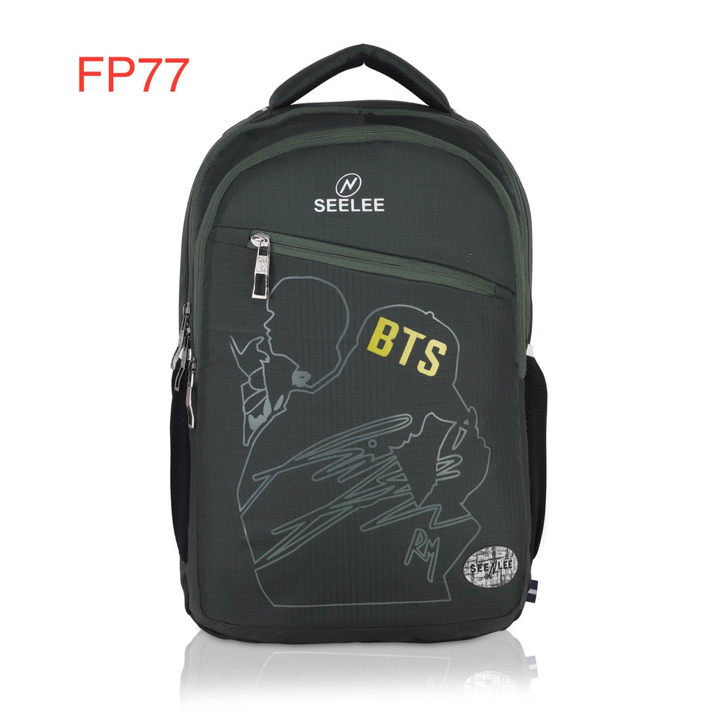 Seenlee BTS Edition Backpack | Trendy College, School & Travel Backpack for Boys & Girls | Stylish Multipurpose Bag