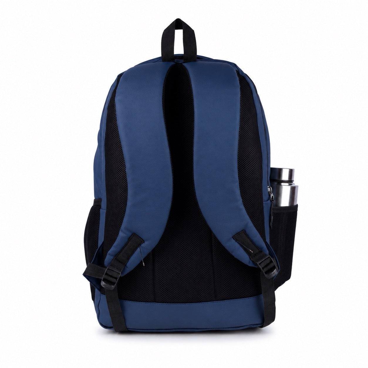 SeeNLee Unisex Laptop Backpack with Multiple Compartments, Bottle Pocket & Padded Shoulder Straps | Spacious School, College, Office & Travel Backpack – Navy Blue