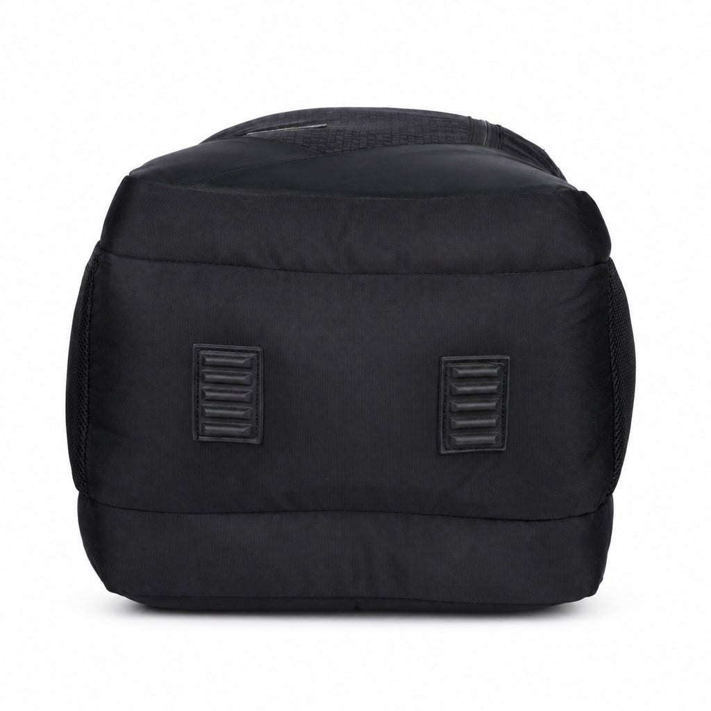 SeeNLee Unisex Laptop Backpack with Multiple Compartments, Bottle Pocket & Padded Shoulder Straps | Spacious School, College, Office & Travel Backpack – Black