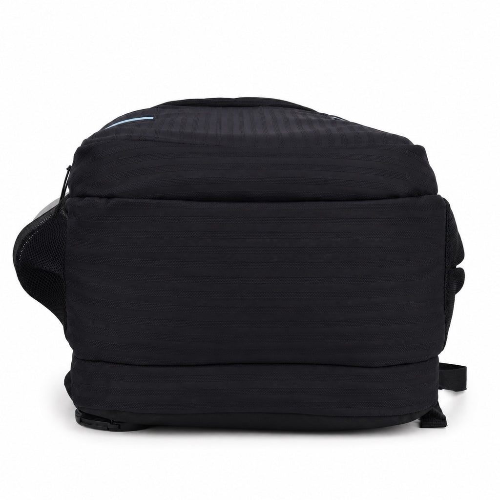 SeeNLee Unisex Laptop Backpack with Multiple Compartments, Bottle Pocket & Padded Shoulder Straps | Spacious School, College, Office & Travel Backpack – Black