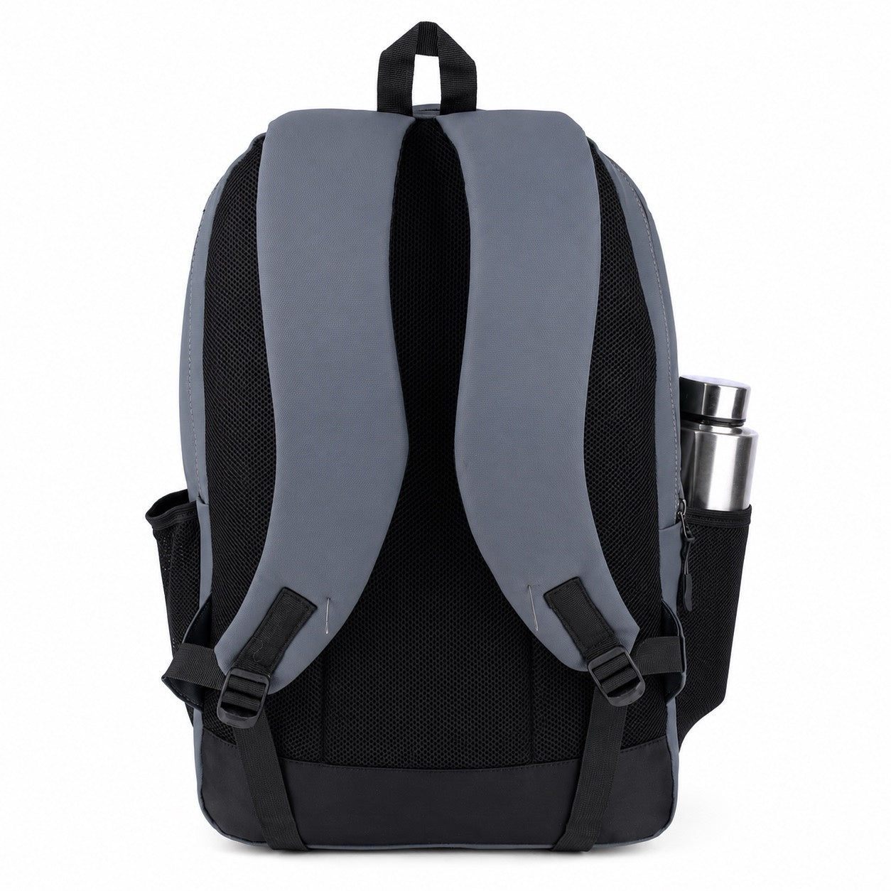 SeeNLee Unisex Laptop Backpack with Multiple Compartments, Bottle Pocket & Padded Shoulder Straps | Spacious School, College, Office & Travel Backpack – Grey