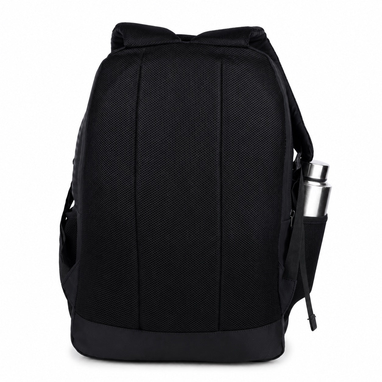 SeeNLee Unisex Laptop Backpack with Multiple Compartments, Bottle Pocket & Padded Shoulder Straps | Spacious School, College, Office & Travel Backpack – Black