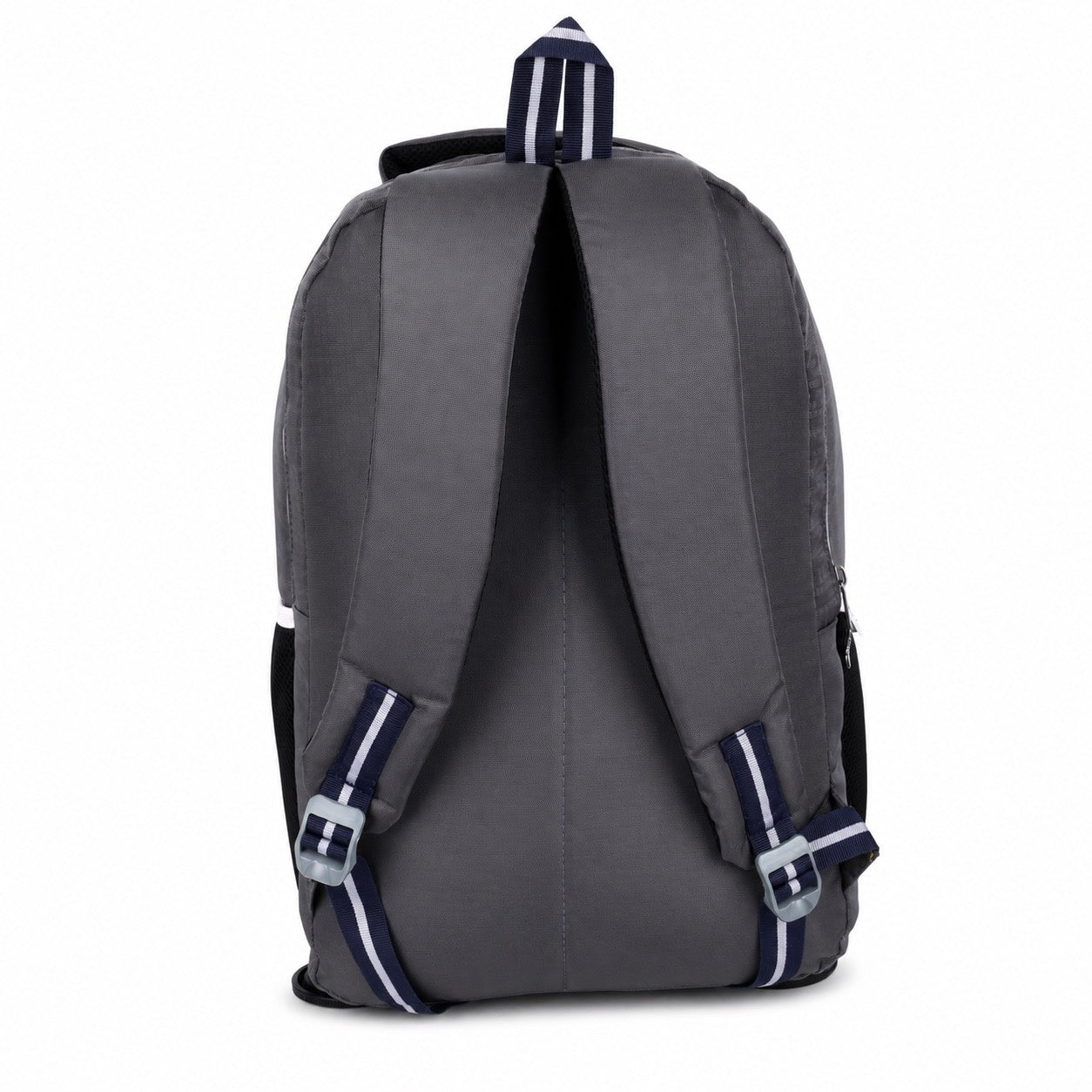 SeeNLee Unisex Laptop Backpack with Multiple Compartments, Bottle Pocket & Padded Shoulder Straps | Spacious College, School, Office & Travel Backpack – Grey & Black