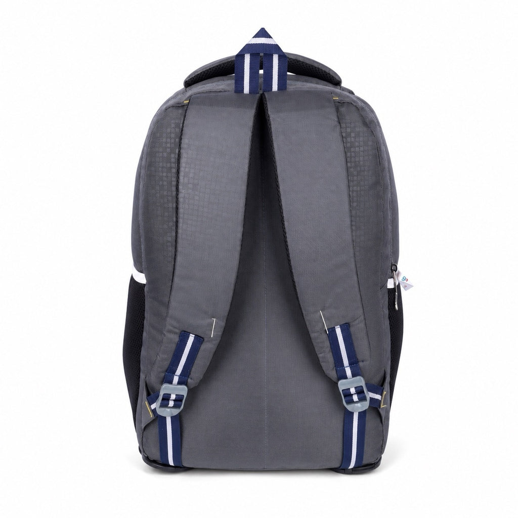 SeeNLee Unisex Laptop Backpack with Multiple Compartments, Bottle Pocket & Padded Shoulder Straps | Spacious School, College, Office & Travel Backpack – Charcoal Grey