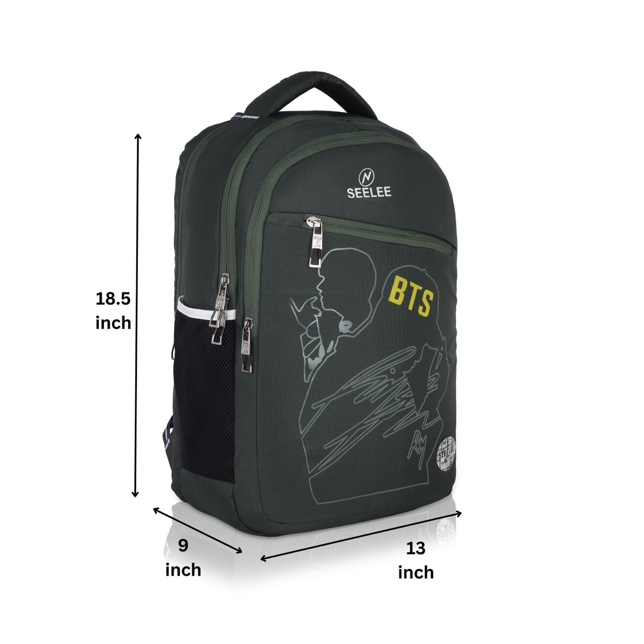 Seenlee BTS Edition Backpack | Trendy College, School & Travel Backpack for Boys & Girls | Stylish Multipurpose Bag