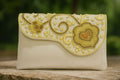 KarryQ Pearl Ivory Embroidered Clutch