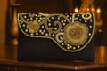 KarryQ Royal Black Embroidered Clutch