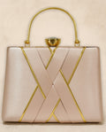 KarryQ Champagne Pink Satin Clutch