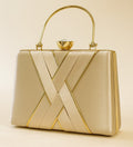 KarryQ Luxe Champagne Gold Satin Clutch