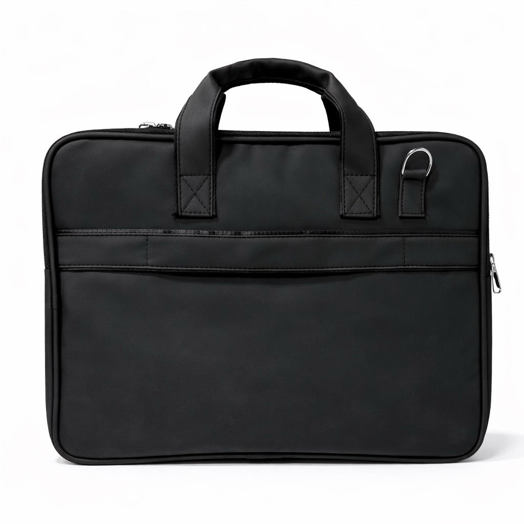 SeeNLee Premium Laptop Messenger Bag for Men & Women | Water-Resistant Office Briefcase | 15.6 Inch Laptop Carry Bag | Business Shoulder Bag with Adjustable Strap | Black & Pink