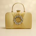 KarryQ Golden Crystal Ring Clutch