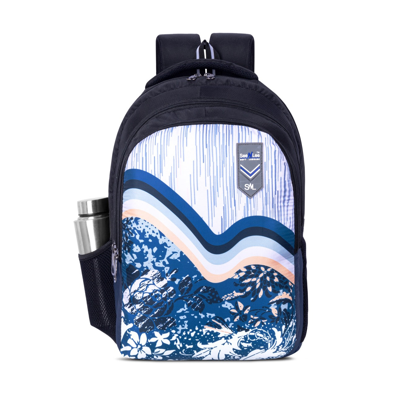 Seenlee Premium Printed Backpack | Stylish School, College & Travel Backpack for Boys & Girls | Multipurpose Bag