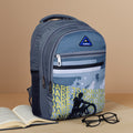 Seenlee Adventure Print Backpack | Stylish School, College & Travel Backpack for Boys | Multipurpose Daily Use Bag