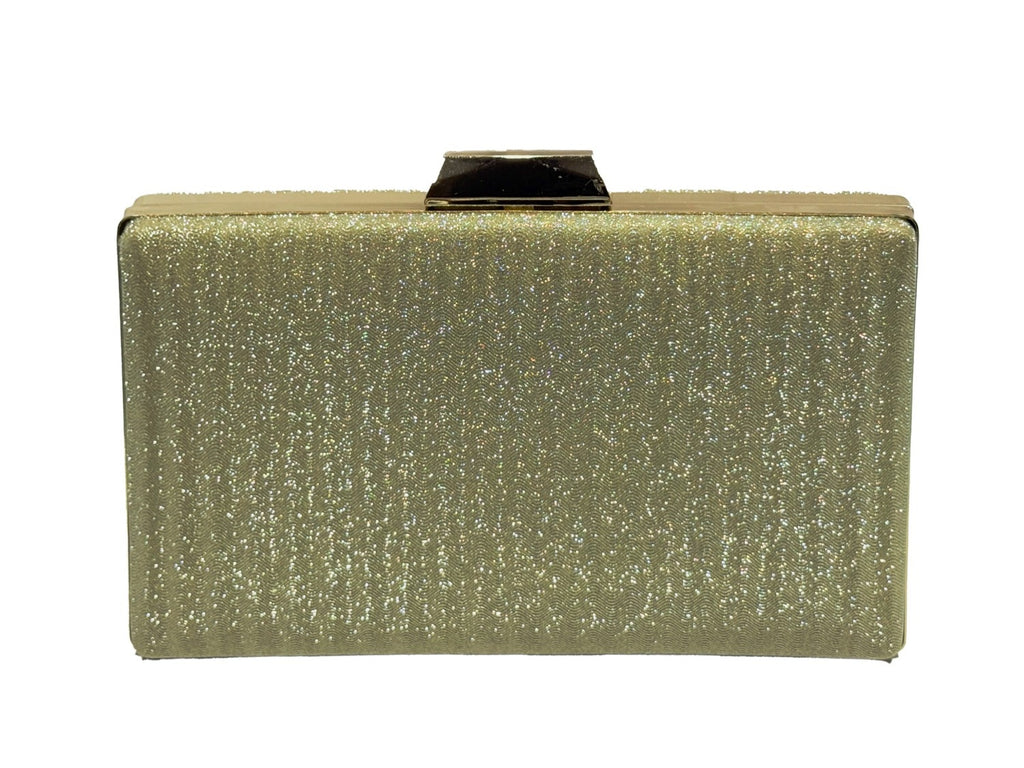KarryQ Luxe Gold Chain Box Clutch for Women | Premium Party, Wedding & Evening Sling Handbag