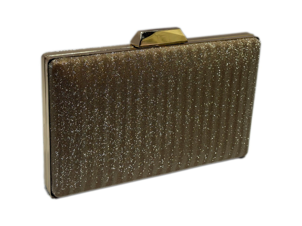 KarryQ Luxe Gold Croc Texture Box Clutch for Women | Premium Party, Wedding & Evening Handbag (Copy)