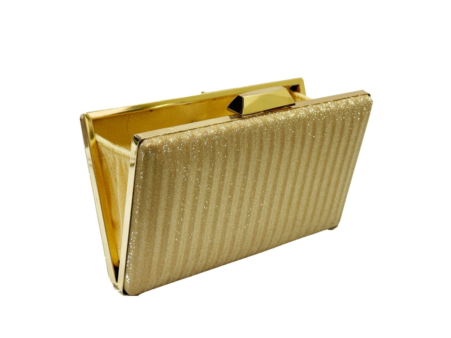 KarryQ Luxe Gold Croc Texture Box Clutch for Women | Premium Party, Wedding & Evening Handbag (Copy)