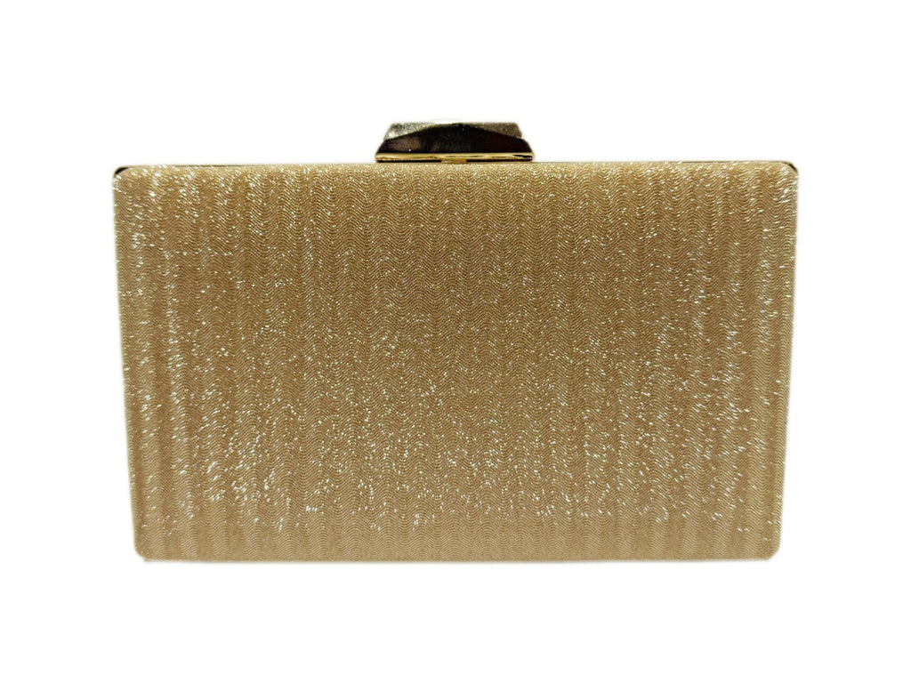 KarryQ Luxe Gold Croc Texture Box Clutch for Women | Premium Party, Wedding & Evening Handbag (Copy)