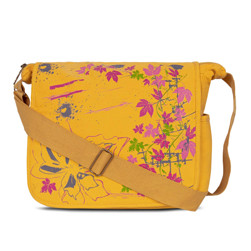 Seenlee Premium Floral Messenger Sling Bag for Women | Stylish Crossbody Shoulder Bag | College, Office, Travel & Daily Use Side Bag