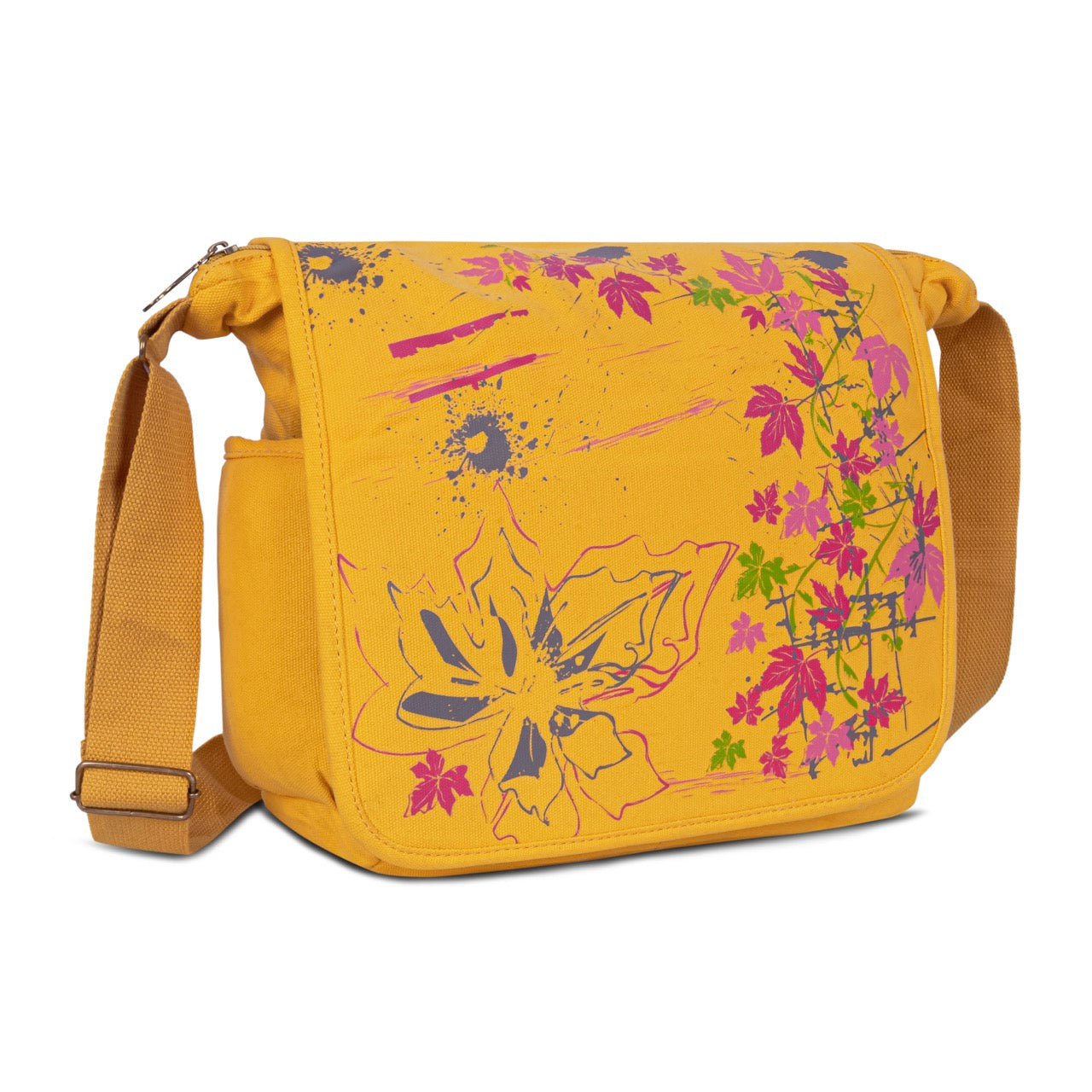 Seenlee Premium Floral Messenger Sling Bag for Women | Stylish Crossbody Shoulder Bag | College, Office, Travel & Daily Use Side Bag