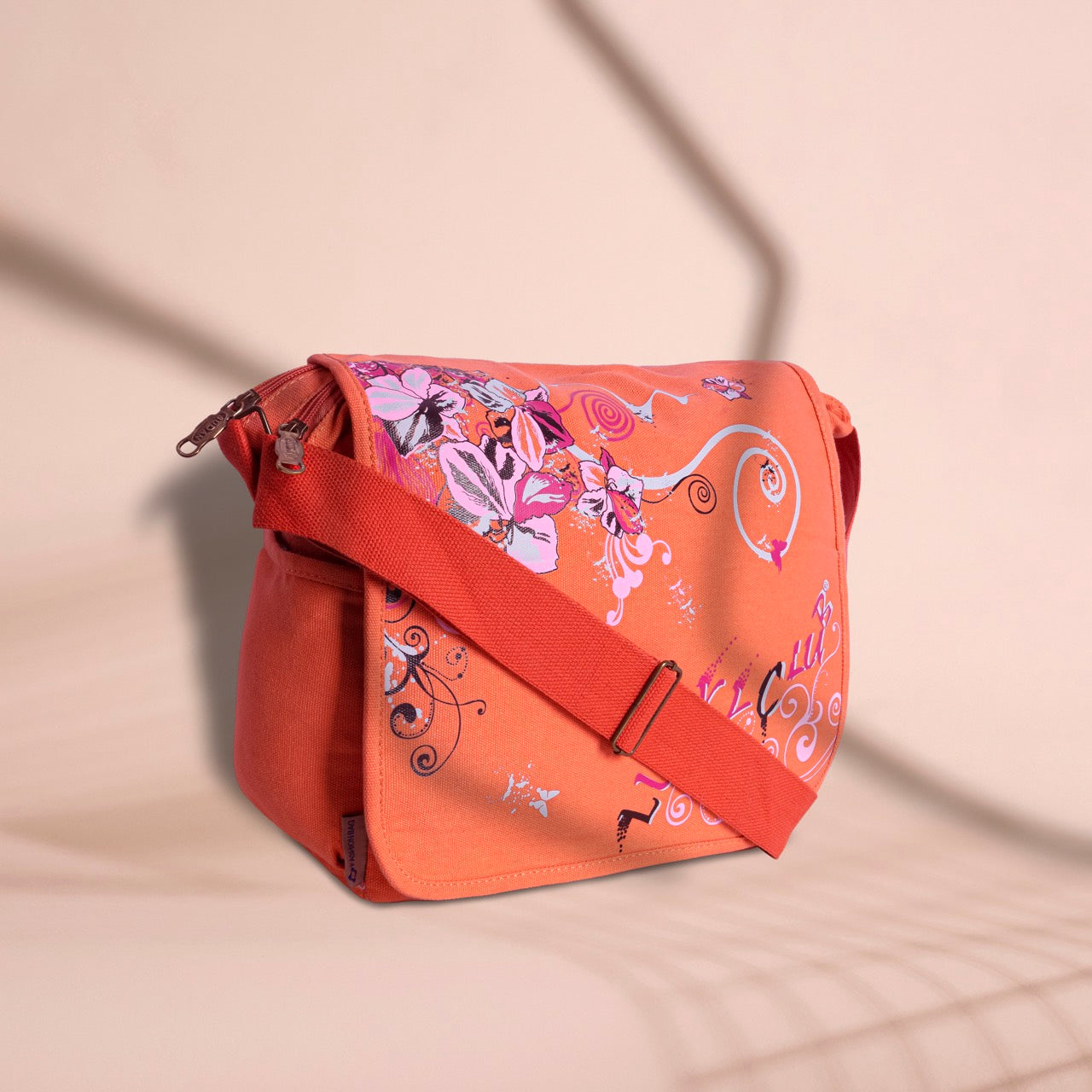 Seenlee Premium Floral Messenger Sling Bag for Women | Stylish Crossbody Side Bag | College, Office, Travel & Daily Use Shoulder Bag