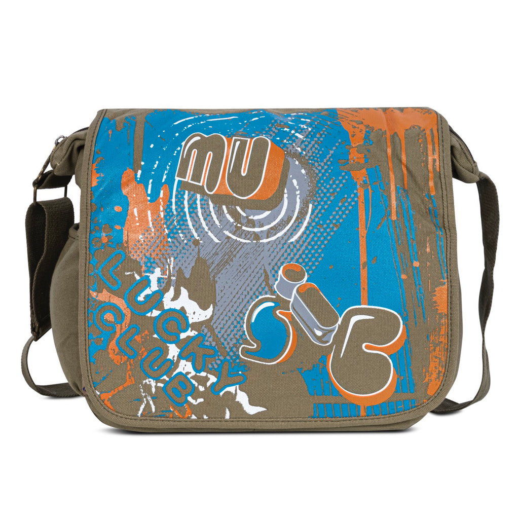 Urban Graffiti Messenger Sling Bag for Men & Boys | Casual Crossbody Shoulder Bag | Stylish College, Office & Travel Side Bag