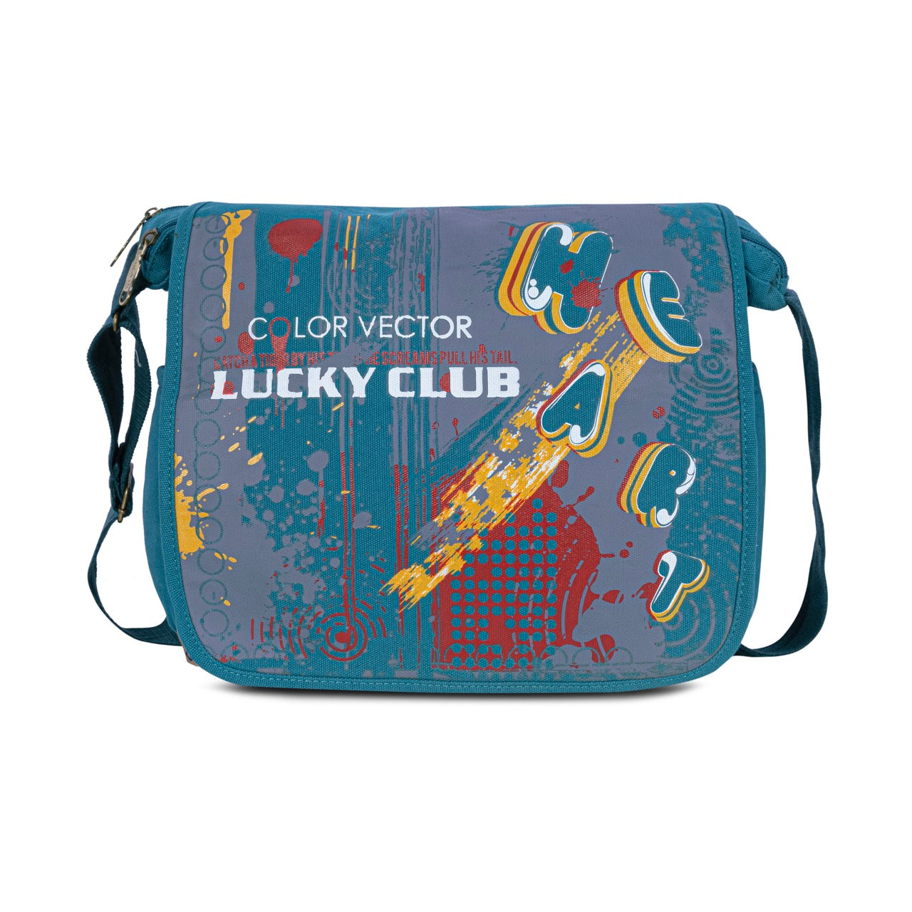 Trendy Graphic Messenger Sling Bag for Men & Boys | Premium Crossbody Shoulder Bag | Casual Side Bag for College, Office, Travel & Daily Use