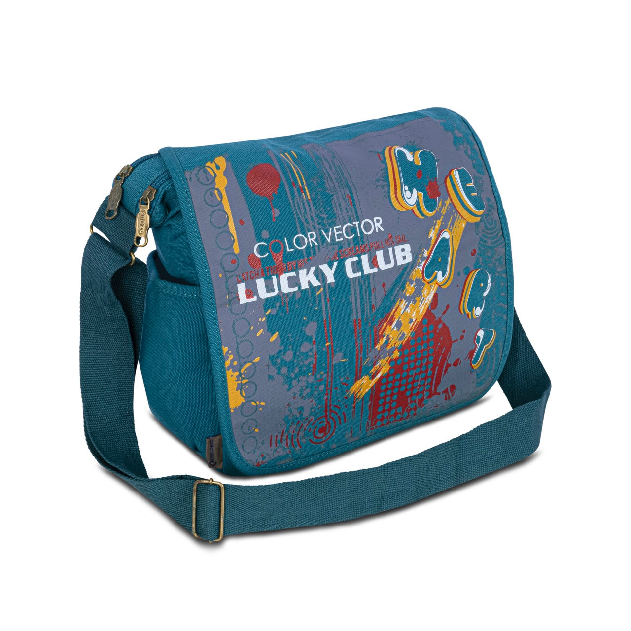 Trendy Graphic Messenger Sling Bag for Men & Boys | Premium Crossbody Shoulder Bag | Casual Side Bag for College, Office, Travel & Daily Use