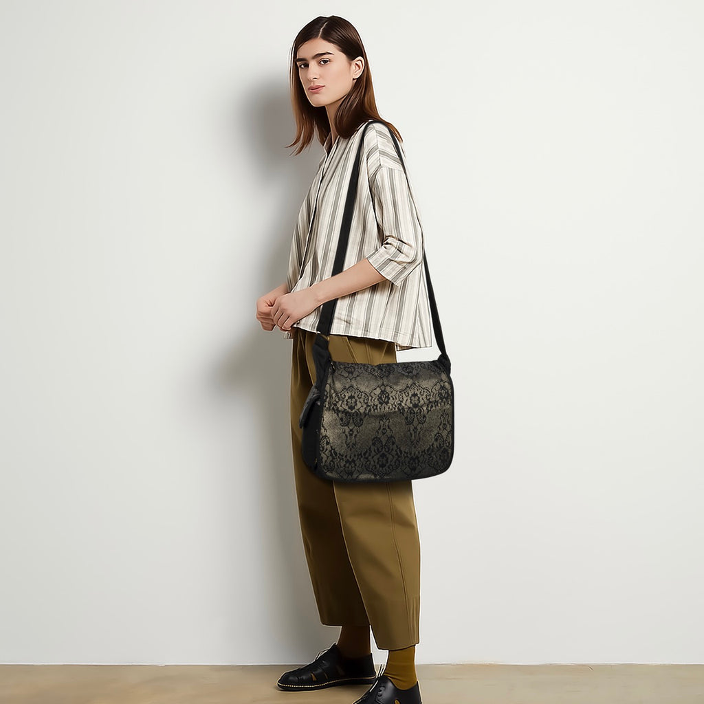 Seenlee Premium Messenger Sling Bag for Men & Women | Stylish Office, College & Travel Crossbody Shoulder Bag | Adjustable Strap | Multipurpose Side Bag