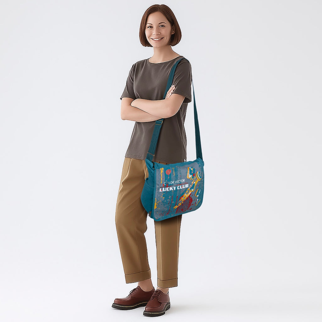 Trendy Graphic Messenger Sling Bag for Men & Boys | Premium Crossbody Shoulder Bag | Casual Side Bag for College, Office, Travel & Daily Use