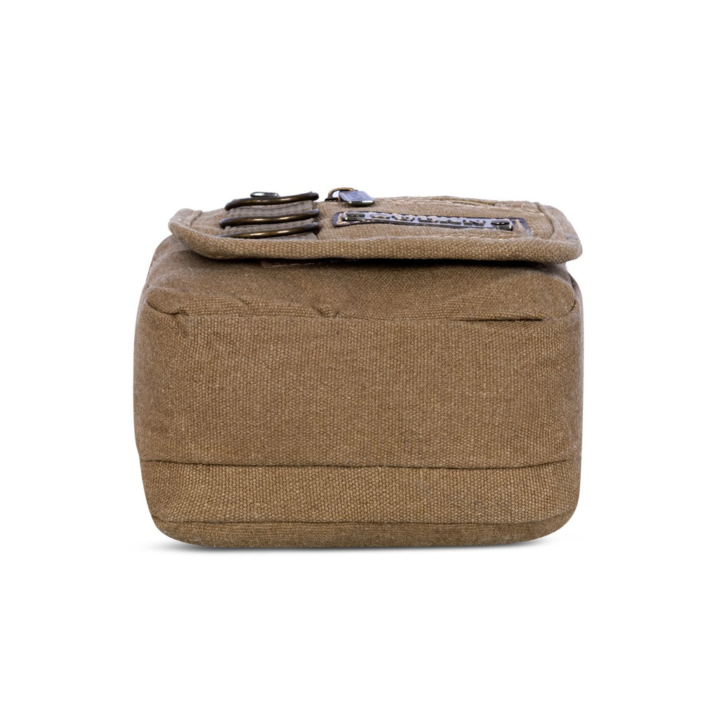 Sudan Premium Canvas Pouch Sling Bag for Men | Compact Crossbody Utility Bag | Multi-Pocket Travel Side Bag for Daily Use, Office & Travel