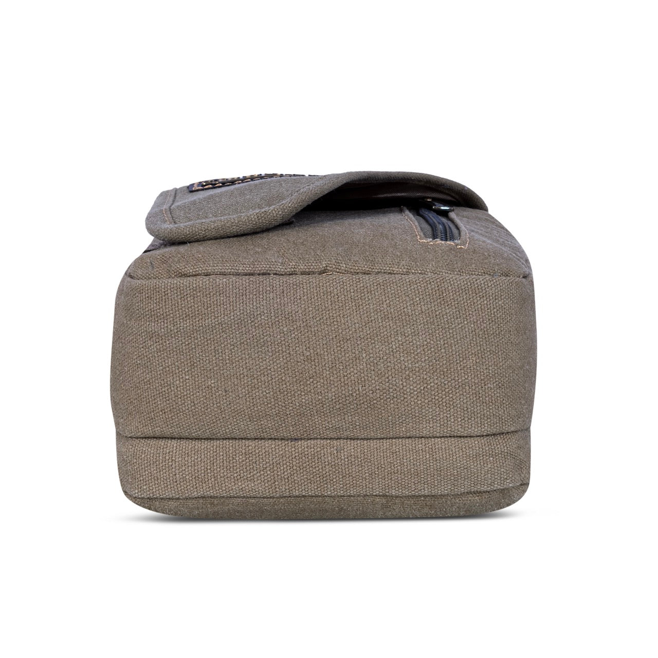 Sudan Premium Canvas Mini Sling Bag for Men | Compact Crossbody Side Pouch | Mobile Wallet Passport Travel Organizer | Adjustable Shoulder Bag | Grey