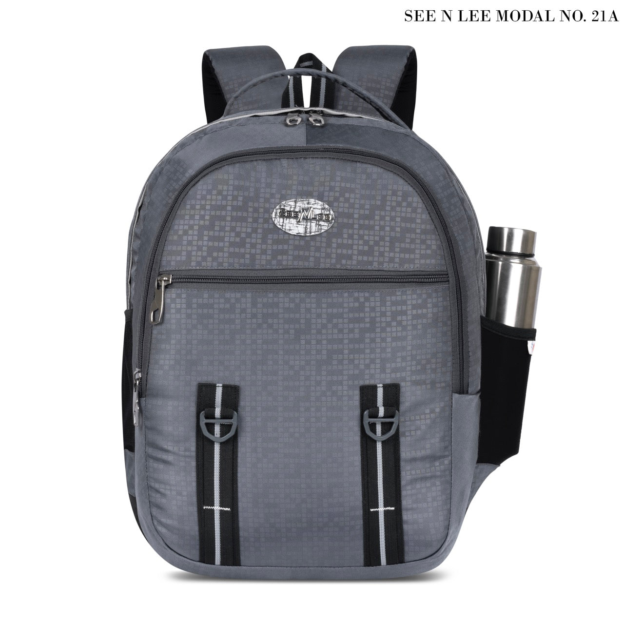 Seenlee Premium Grey Backpack | Stylish Laptop Backpack for College, Office & Travel | Multipurpose Bag for Men & Women